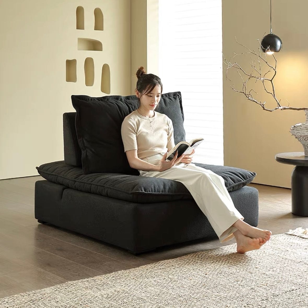 Home Atelier Joan Boucle Slider Sofa