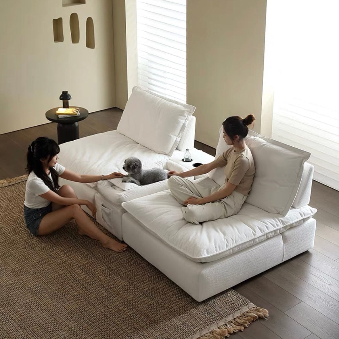 Home Atelier Joan Boucle Slider Sofa