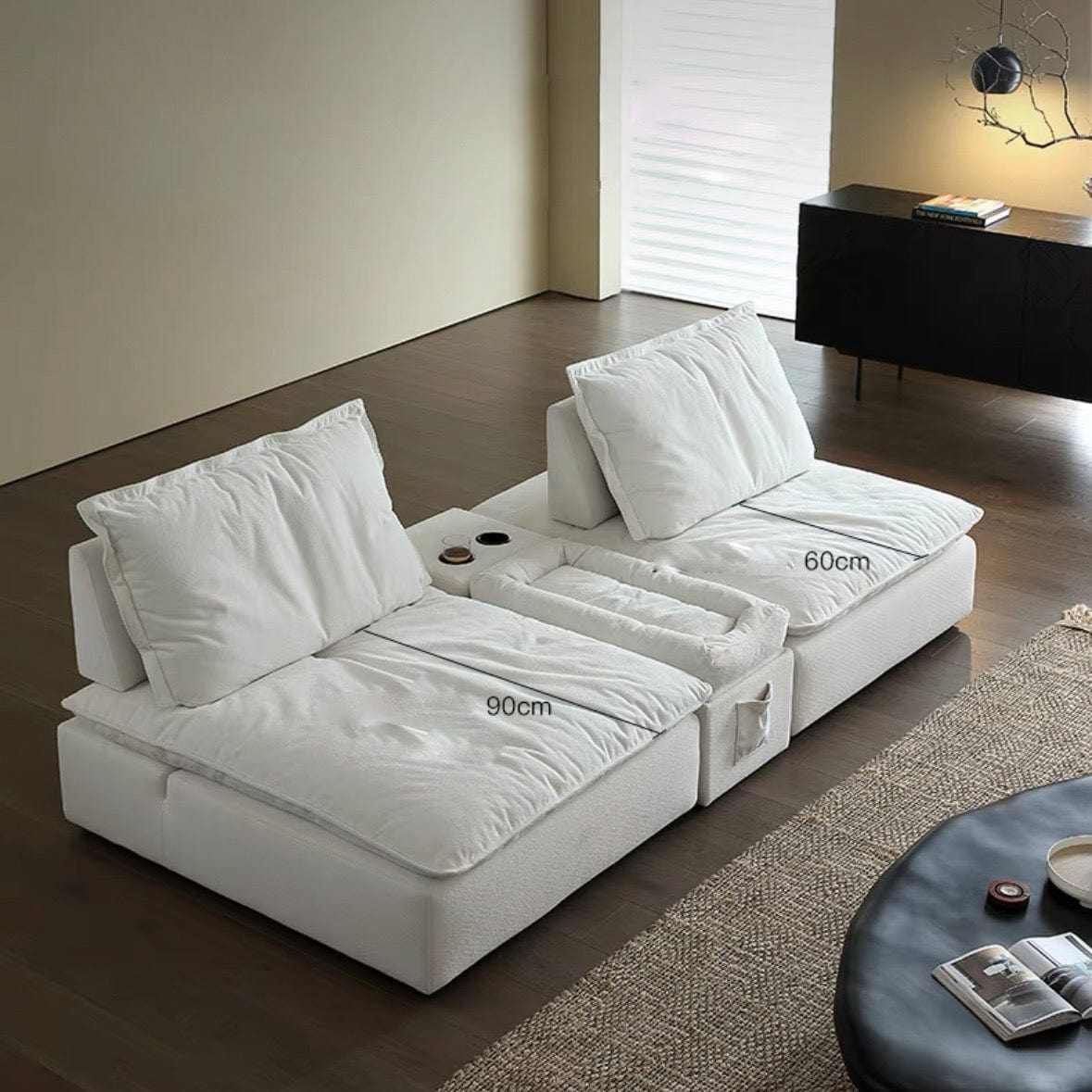 Home Atelier Joan Boucle Slider Sofa