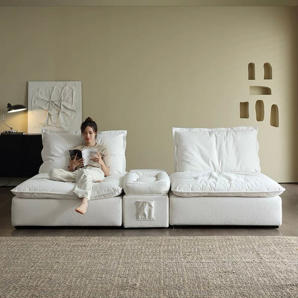 Home Atelier Joan Boucle Slider Sofa