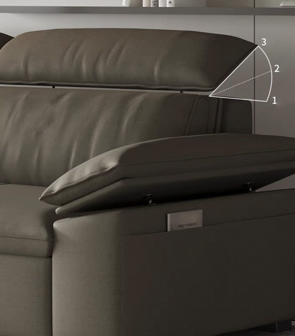 Home Atelier Joel Extendable Storage Sofa Bed