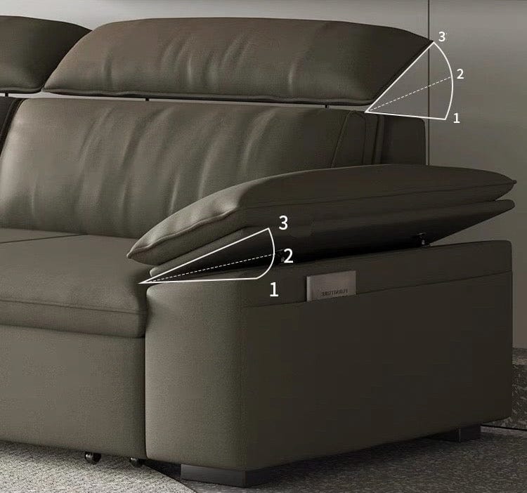 Home Atelier Joel Extendable Storage Sofa Bed