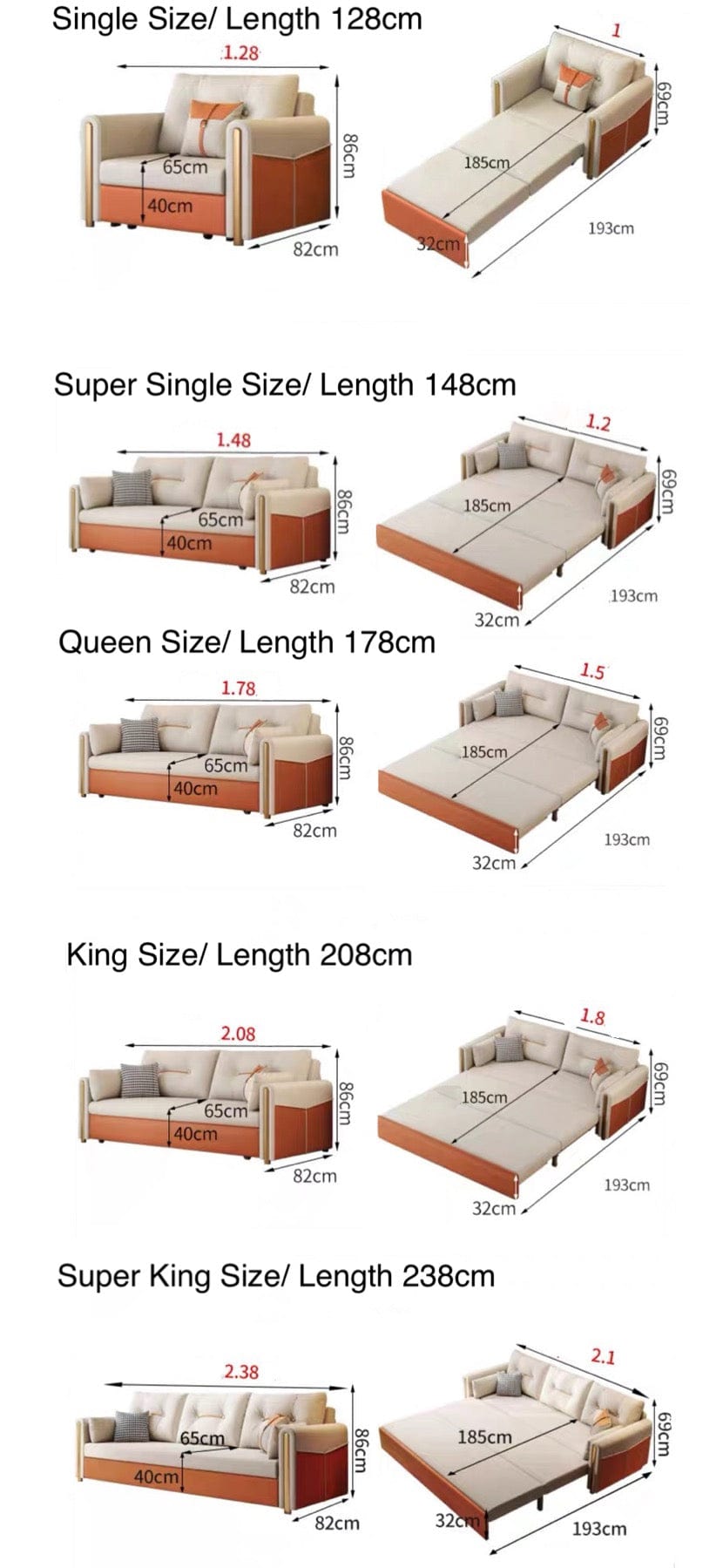 Home Atelier Jonathan Electric Sofa Bed