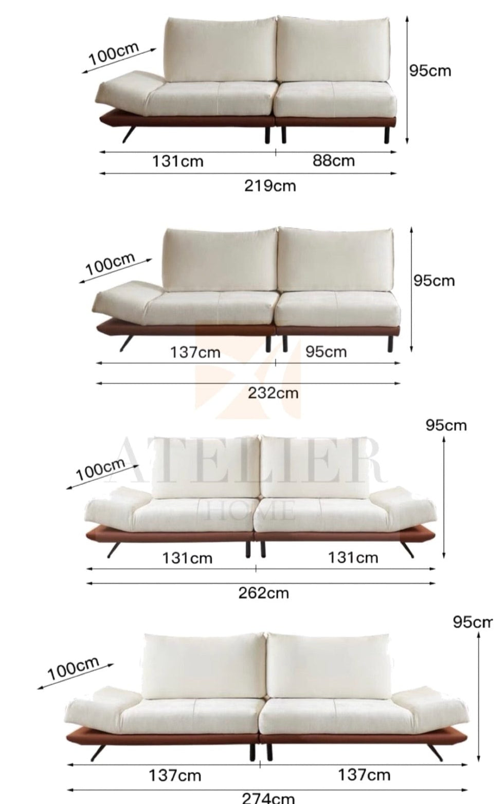 Home Atelier Kane Transformable Sofa