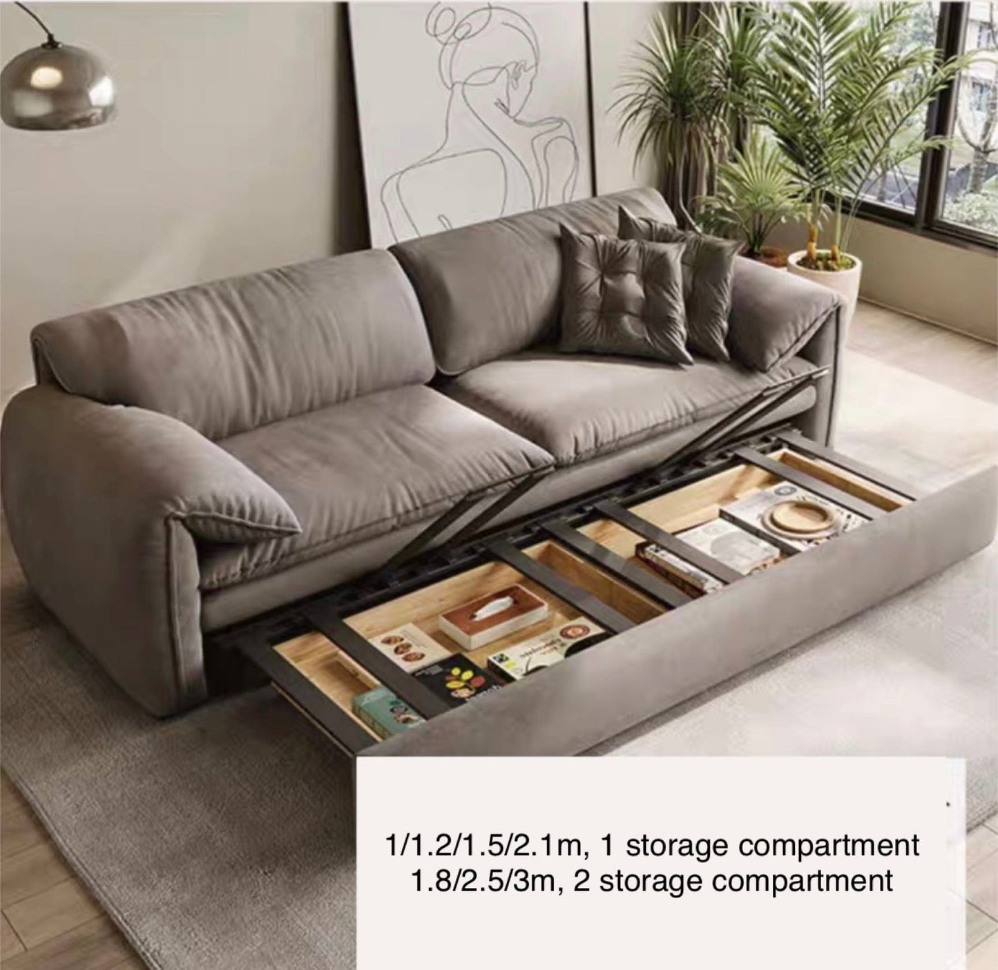 Home Atelier Katherina Scratch Resistant Sofa Bed