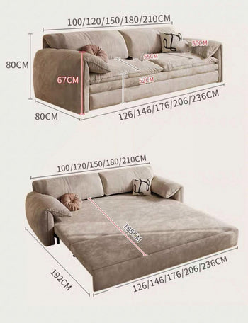 Home Atelier Katherina Scratch Resistant Storage Sofa Bed