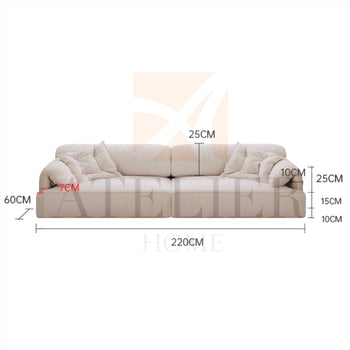 Home Atelier Kegan Scratch Resistant Customise Bay Window Sofa
