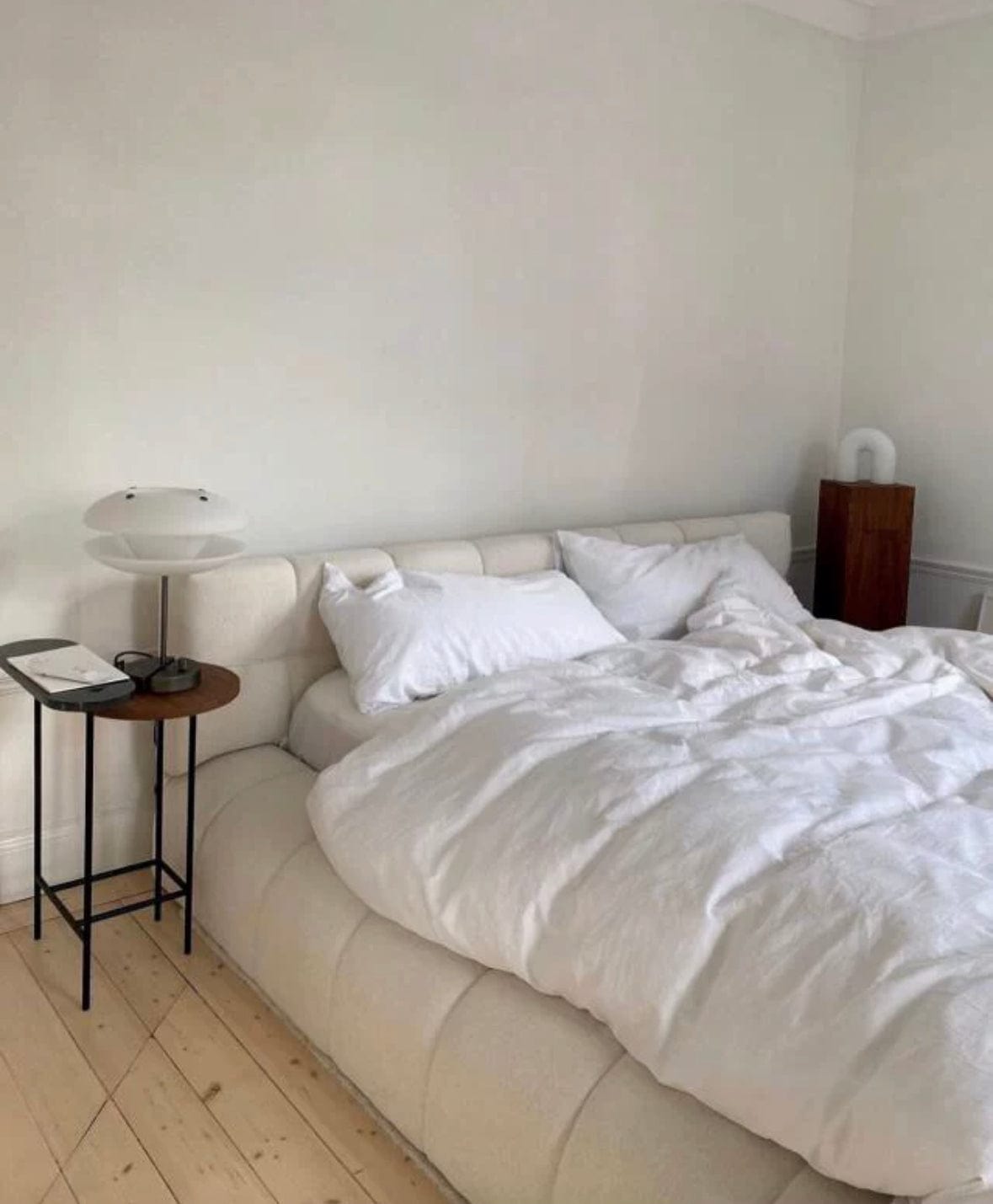 Home Atelier Kelly Boucle Bed Frame