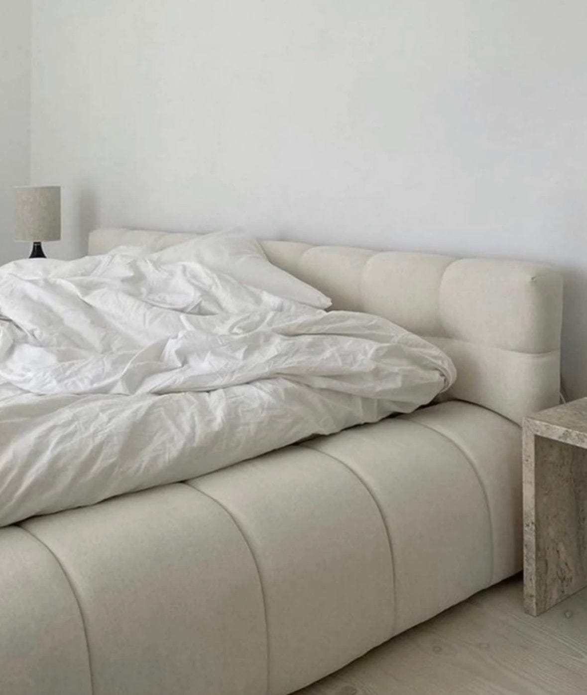 Home Atelier Kelly Boucle Bed Frame