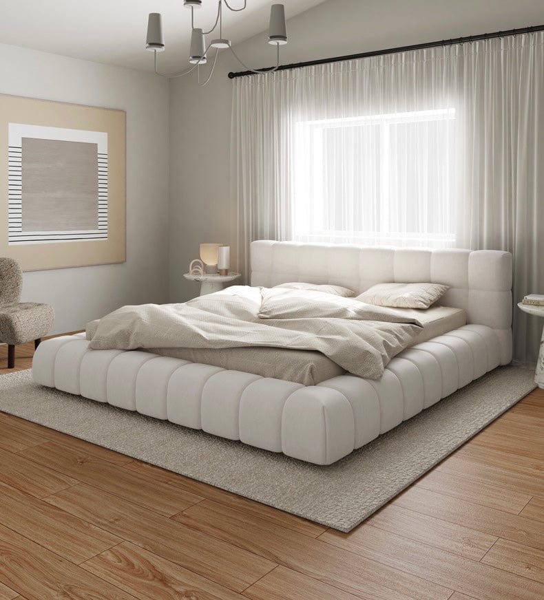 Home Atelier Kelly Boucle Bed Frame