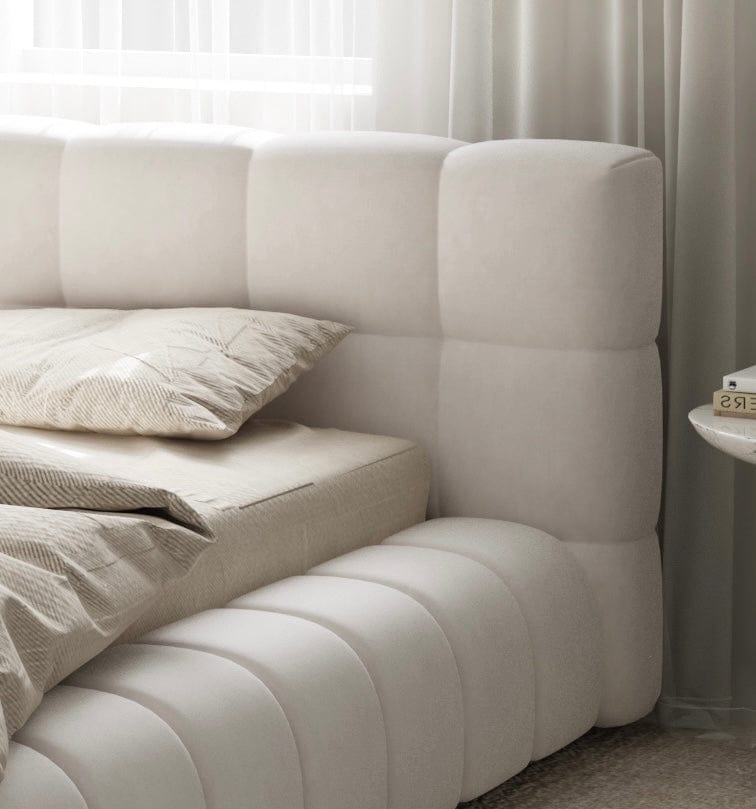 Home Atelier Kelly Boucle Bed Frame