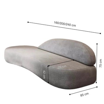 Home Atelier Kenneth Curve Sofa