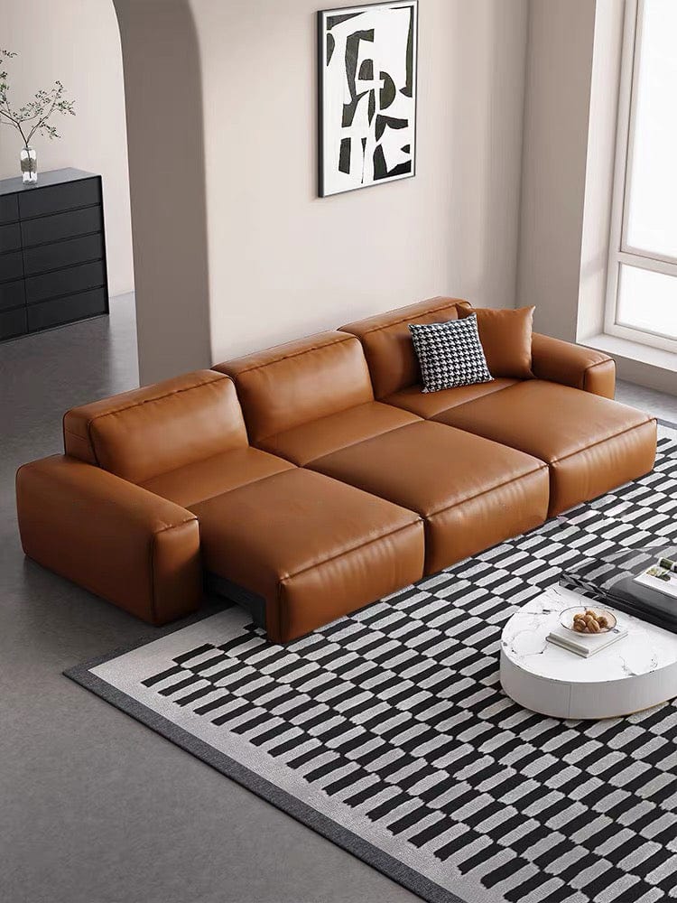 Home Atelier Kingston Electric Motorized Leather Sofa Bed