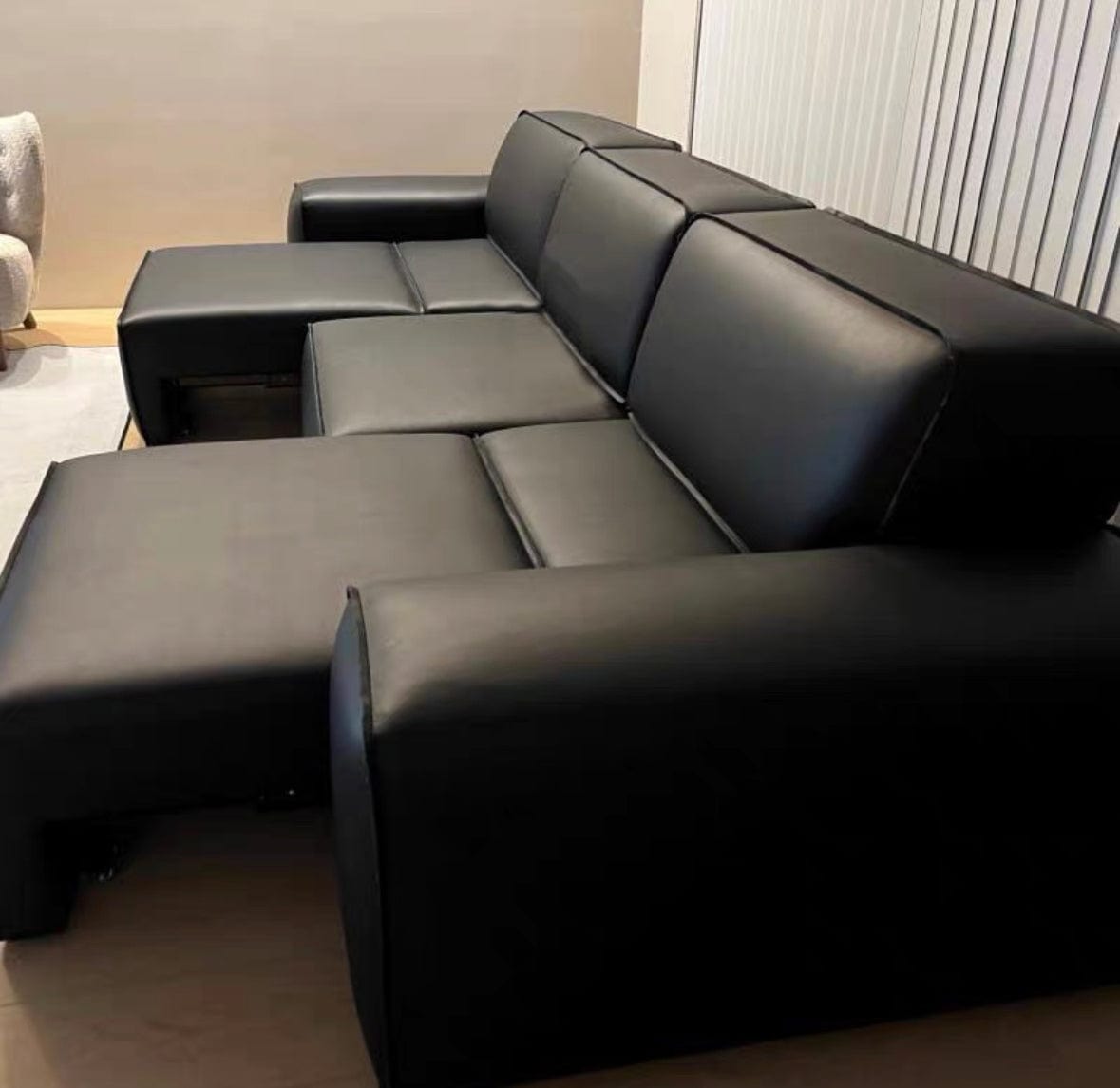 Home Atelier Kingston Electric Motorized Leather Sofa Bed