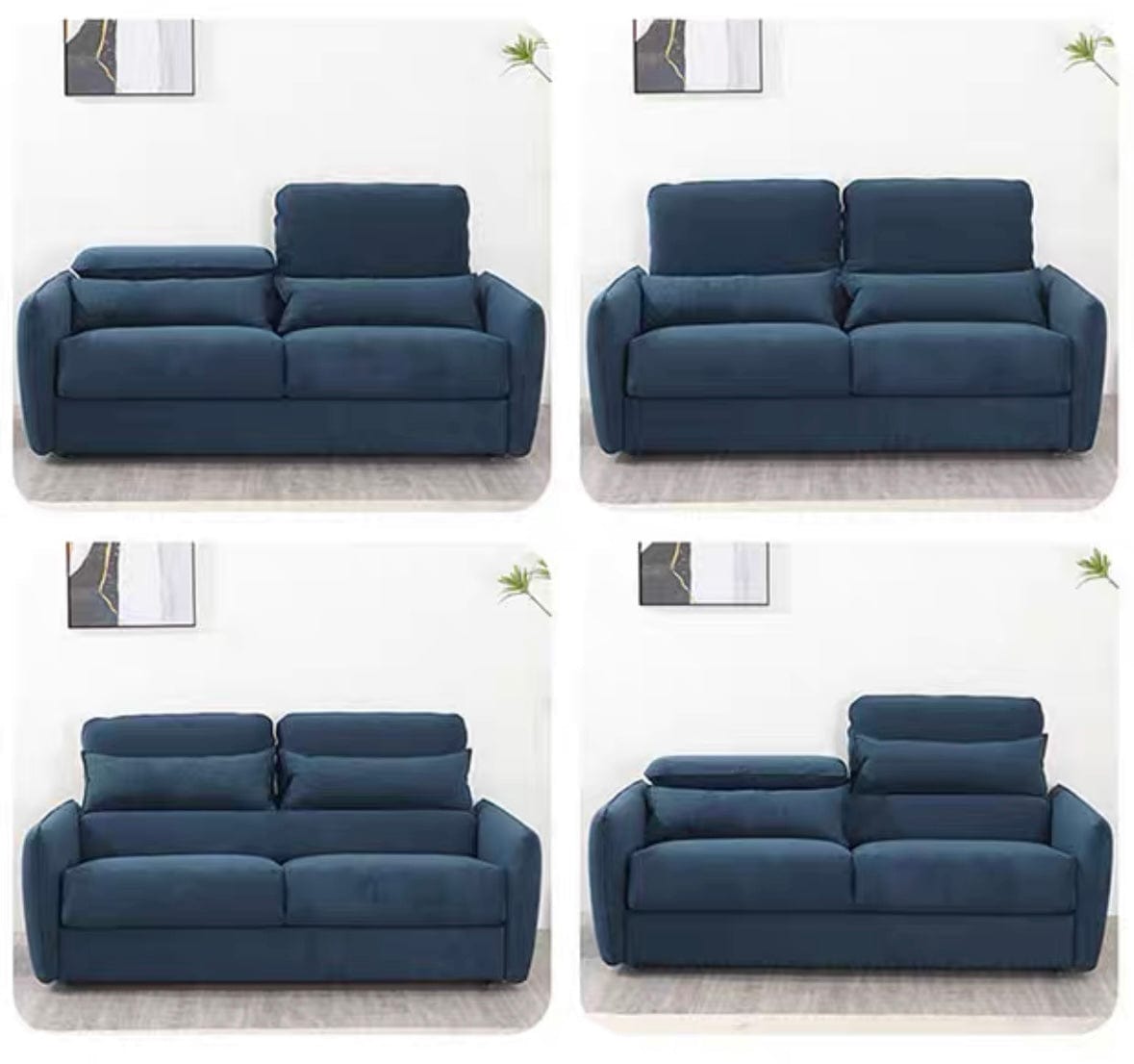 Home Atelier Kira Foldable Sofa Bed with Mattress