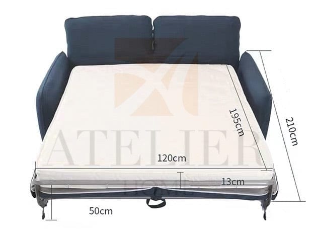 Home Atelier Kira Foldable Sofa Bed with Mattress