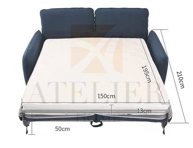 Home Atelier Kira Foldable Sofa Bed with Mattress