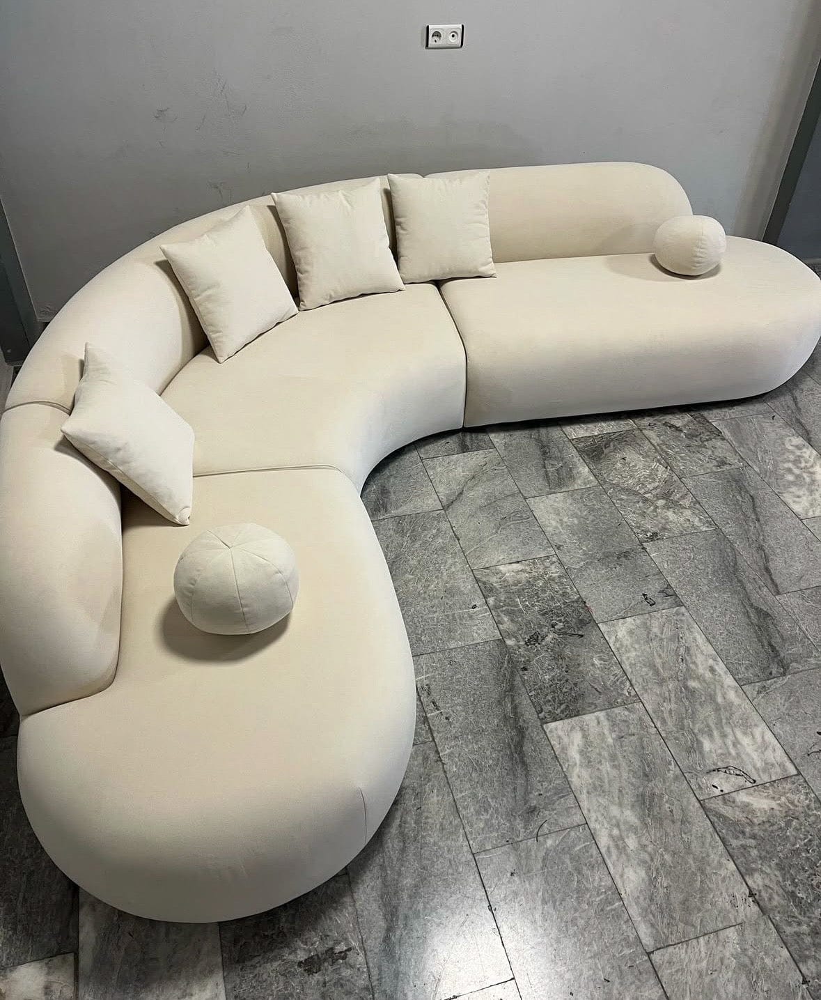 Home Atelier Lacos Performance Boucle Curve Sofa