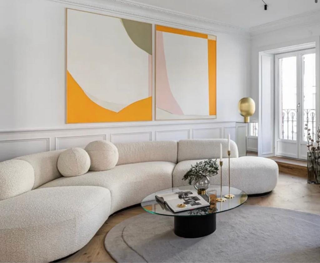 Home Atelier Lacos Performance Boucle Curve Sofa