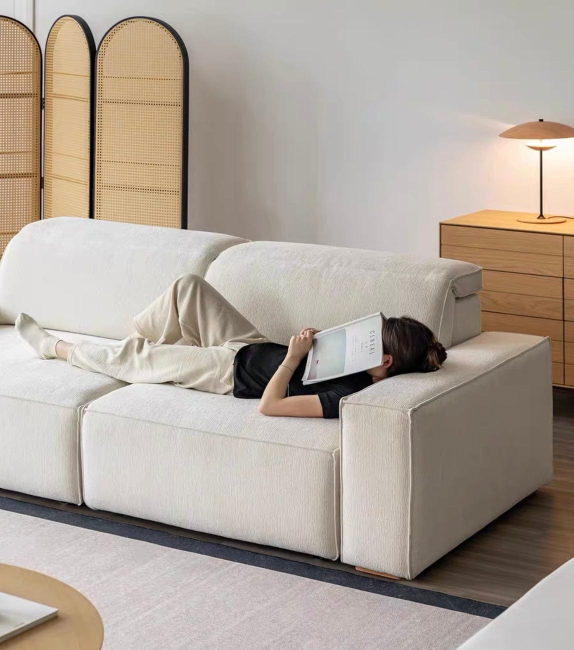 Home Atelier Laura Scratch Resistant Electric Sofa Bed