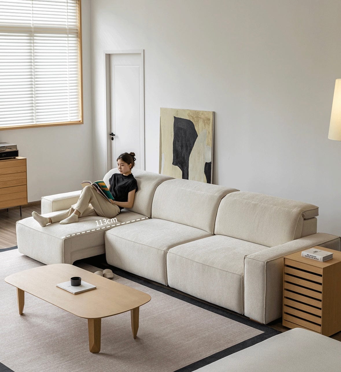 Home Atelier Laura Scratch Resistant Electric Sofa Bed