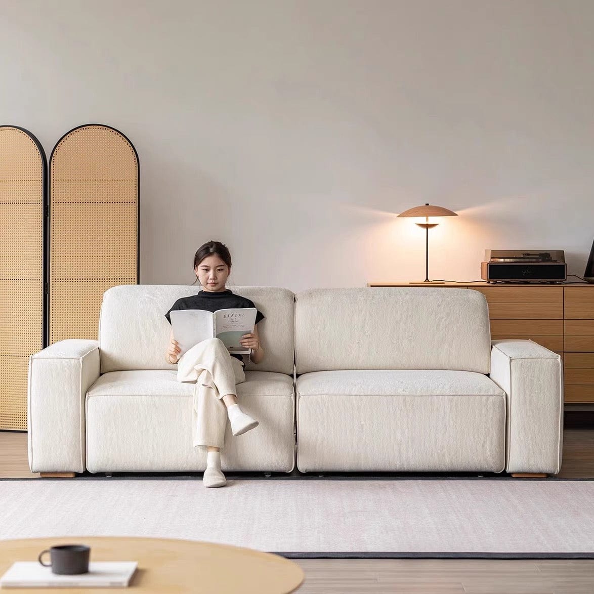Home Atelier Laura Scratch Resistant Electric Sofa Bed