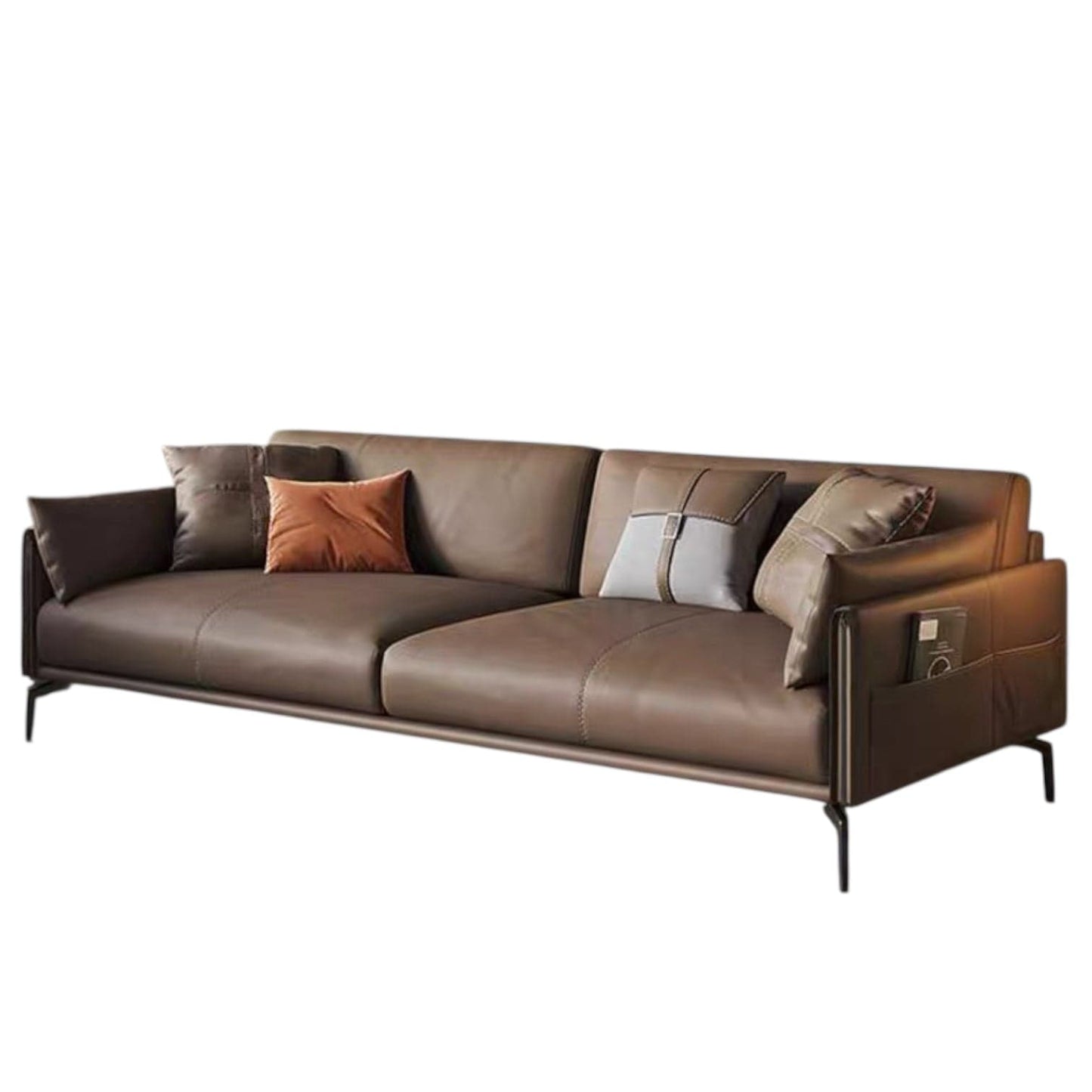 Home Atelier Laurent Genuine Cowhide Leather Sofa