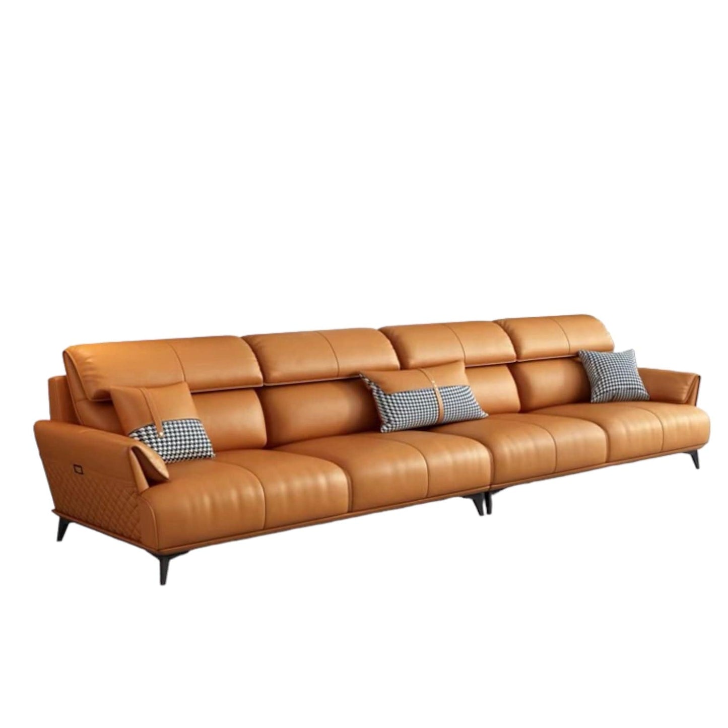 Home Atelier Lawrence Leather Sectional Sofa