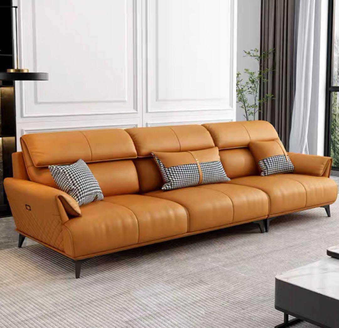Home Atelier Lawrence Leather Sectional Sofa