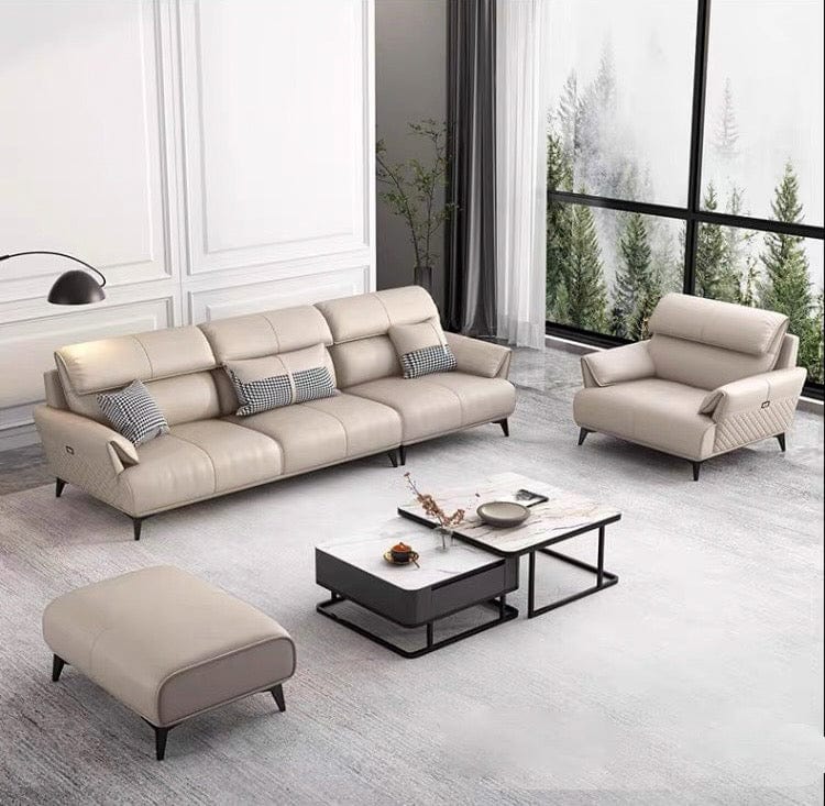 Home Atelier Lawrence Leather Sectional Sofa