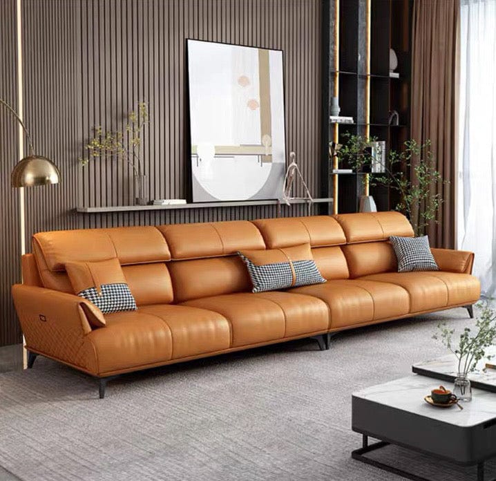 Home Atelier Lawrence Leather Sectional Sofa