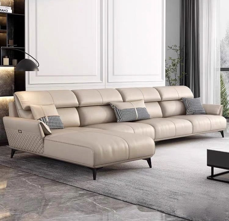 Home Atelier Lawrence Leather Sectional Sofa