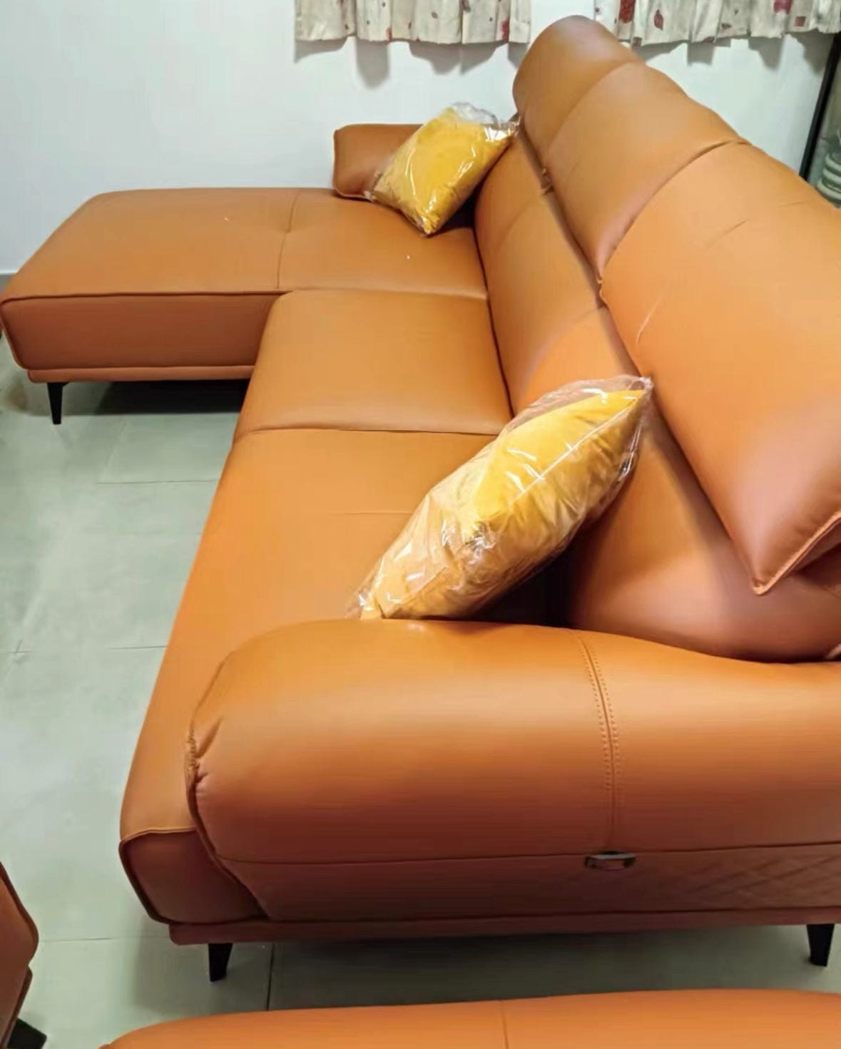 Home Atelier Lawrence Leather Sectional Sofa
