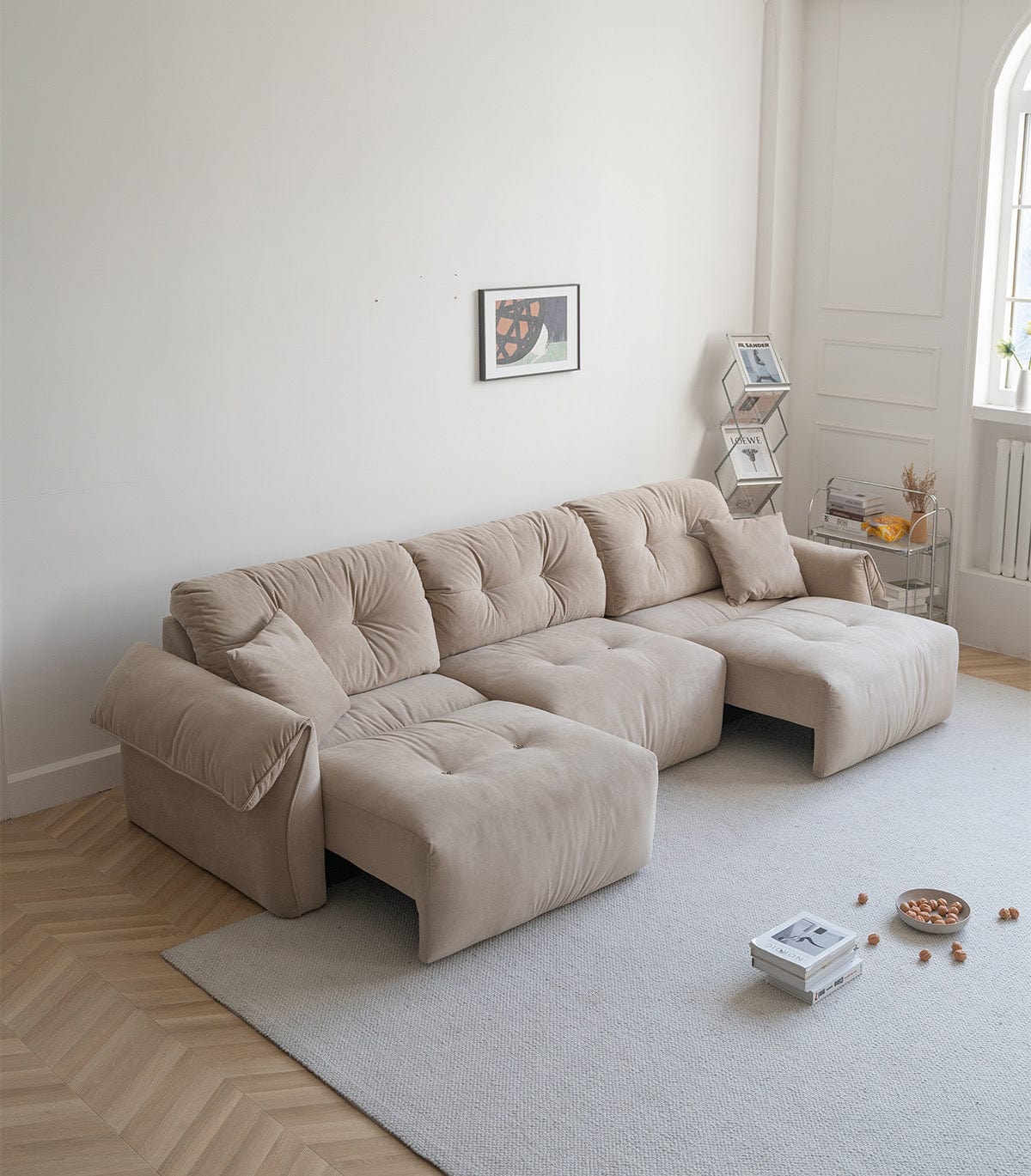 Home Atelier Leanne Scratch Resistant Electric Sofa Bed