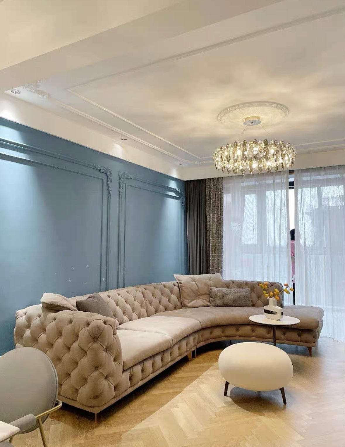 Home Atelier Leo Tufted Sectional Sofa