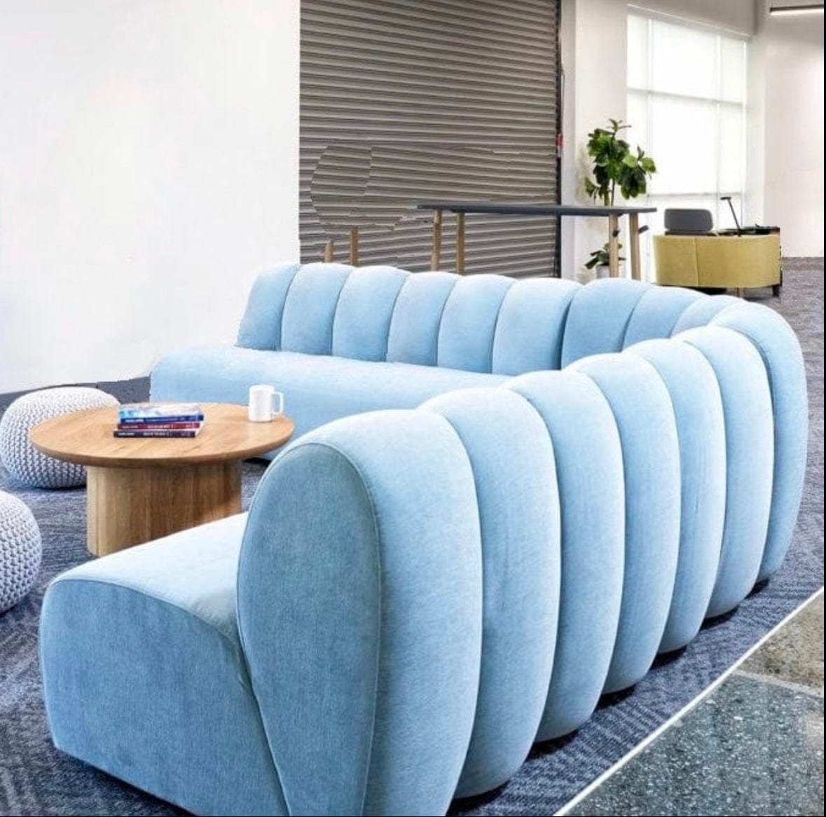 Home Atelier Lint Sectional Scratch Resistant Sofa