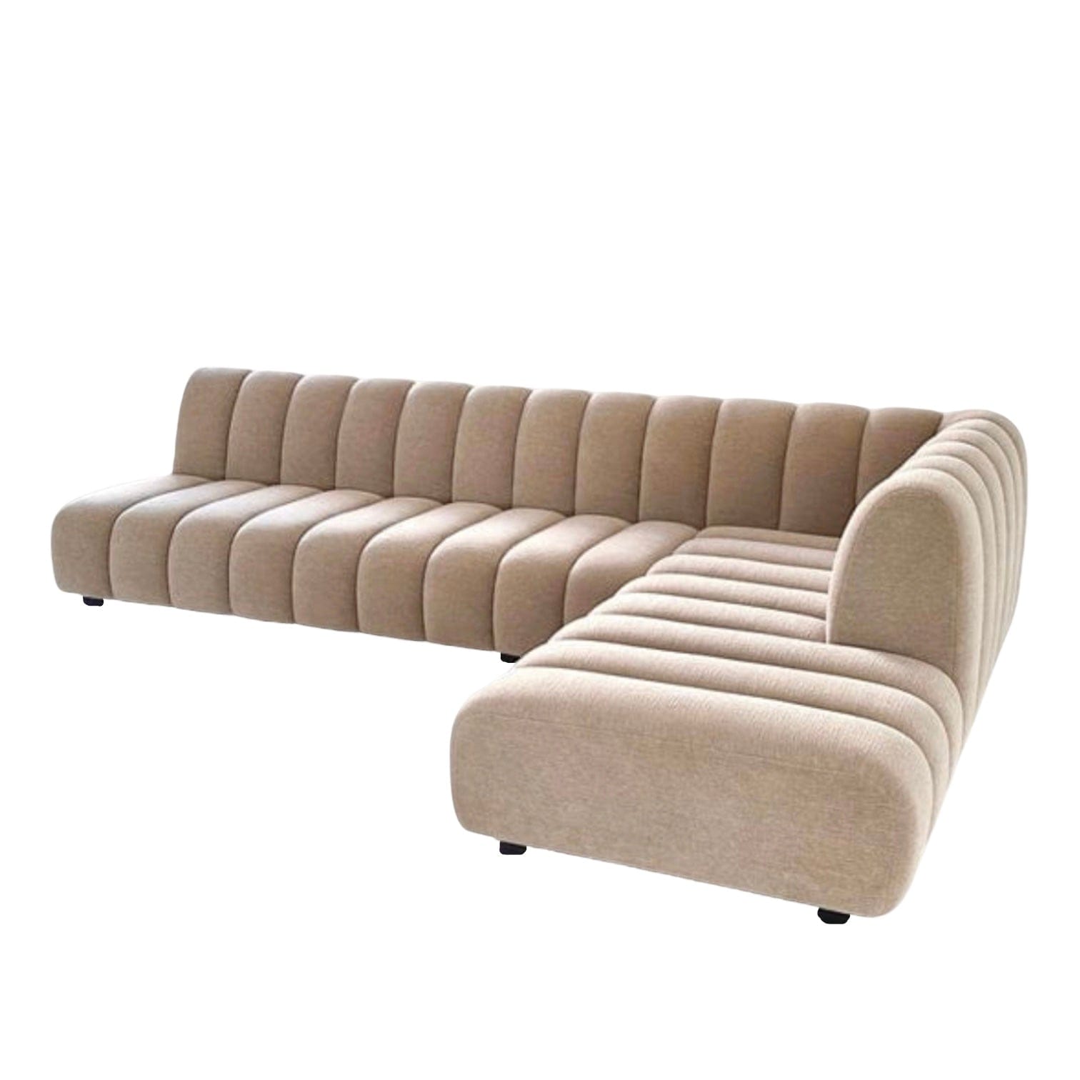 Home Atelier Lint Sectional Scratch Resistant Sofa