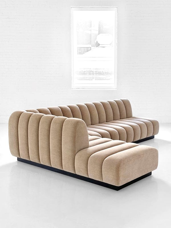 Home Atelier Lint Sectional Scratch Resistant Sofa