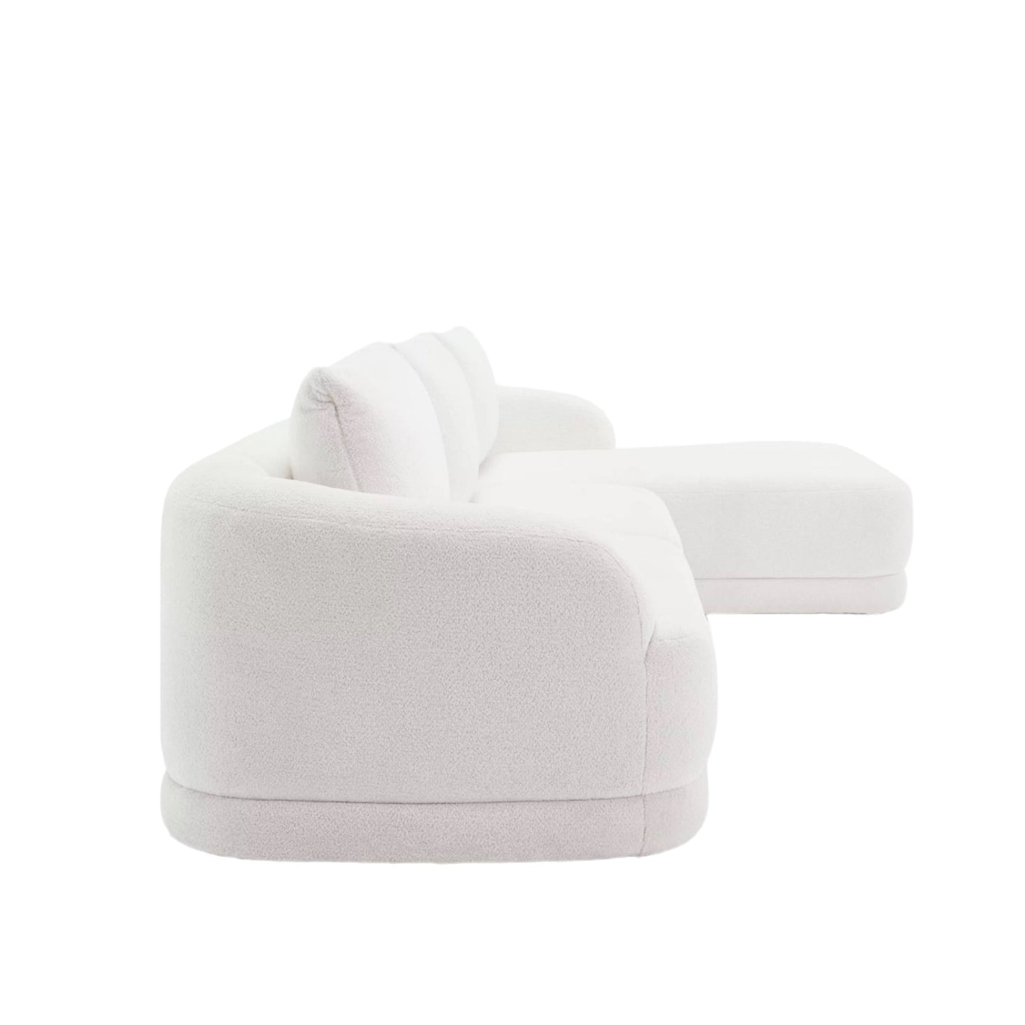 Home Atelier Louise Designer Sectional Round Chaise Sofa