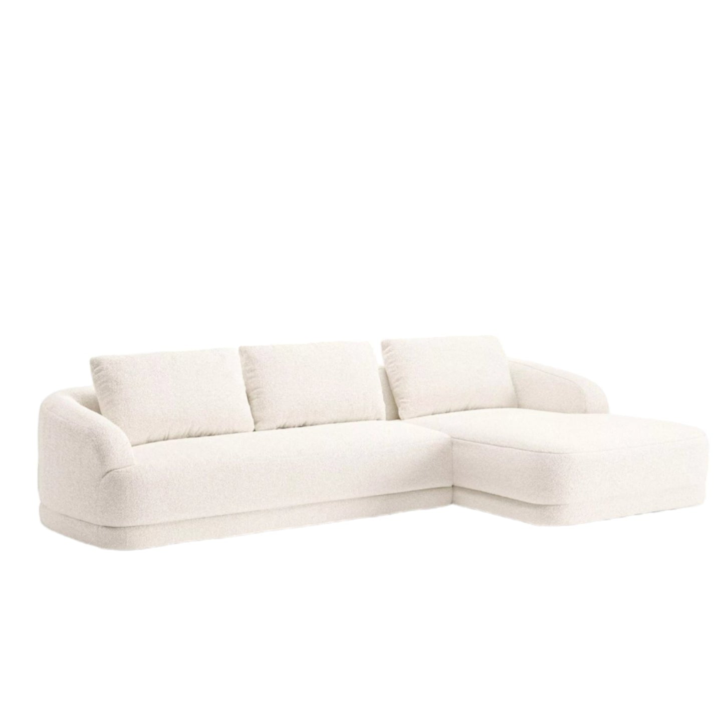 Home Atelier Louise Designer Sectional Round Chaise Sofa