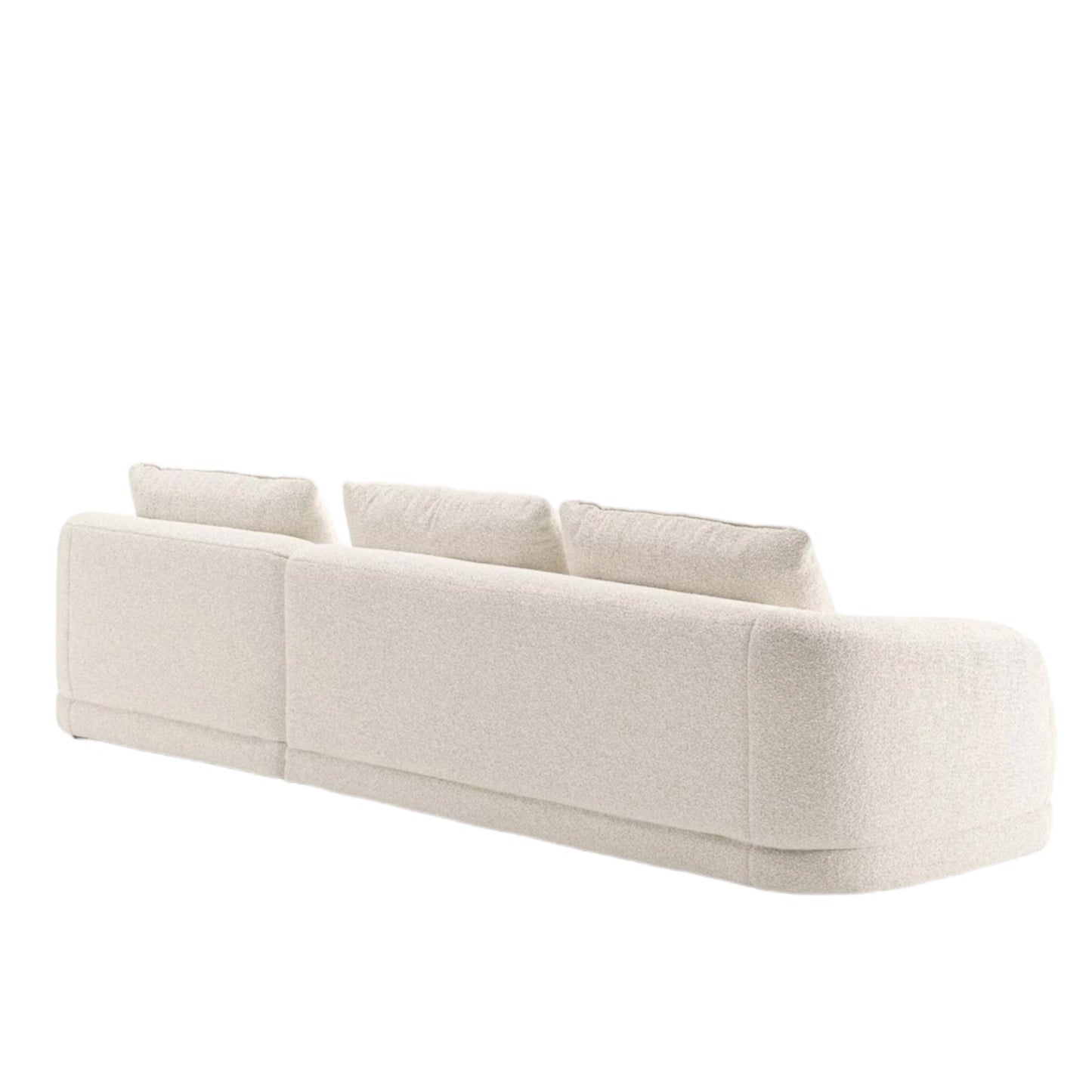 Home Atelier Louise Designer Sectional Round Chaise Sofa