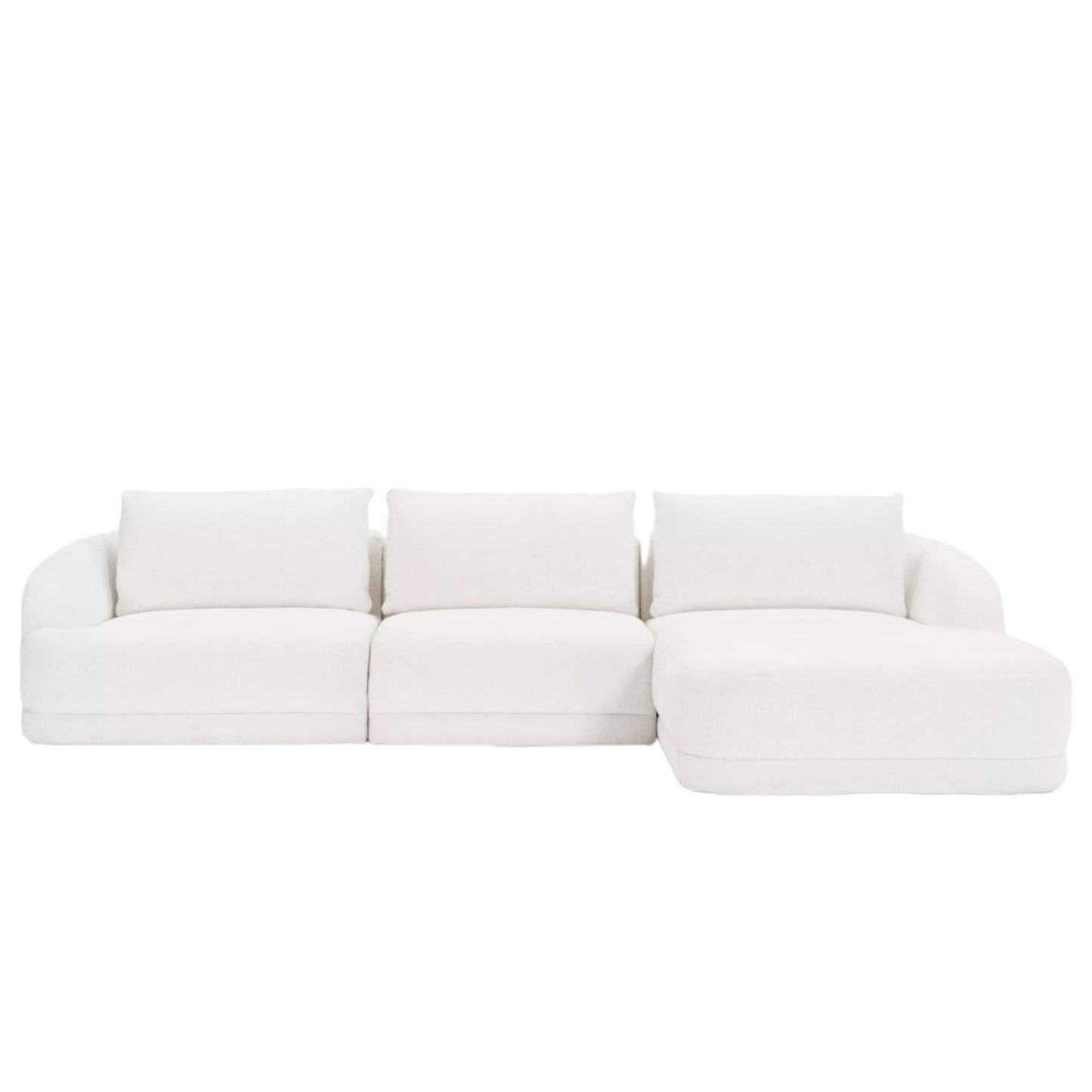Home Atelier Louise Designer Sectional Round Chaise Sofa