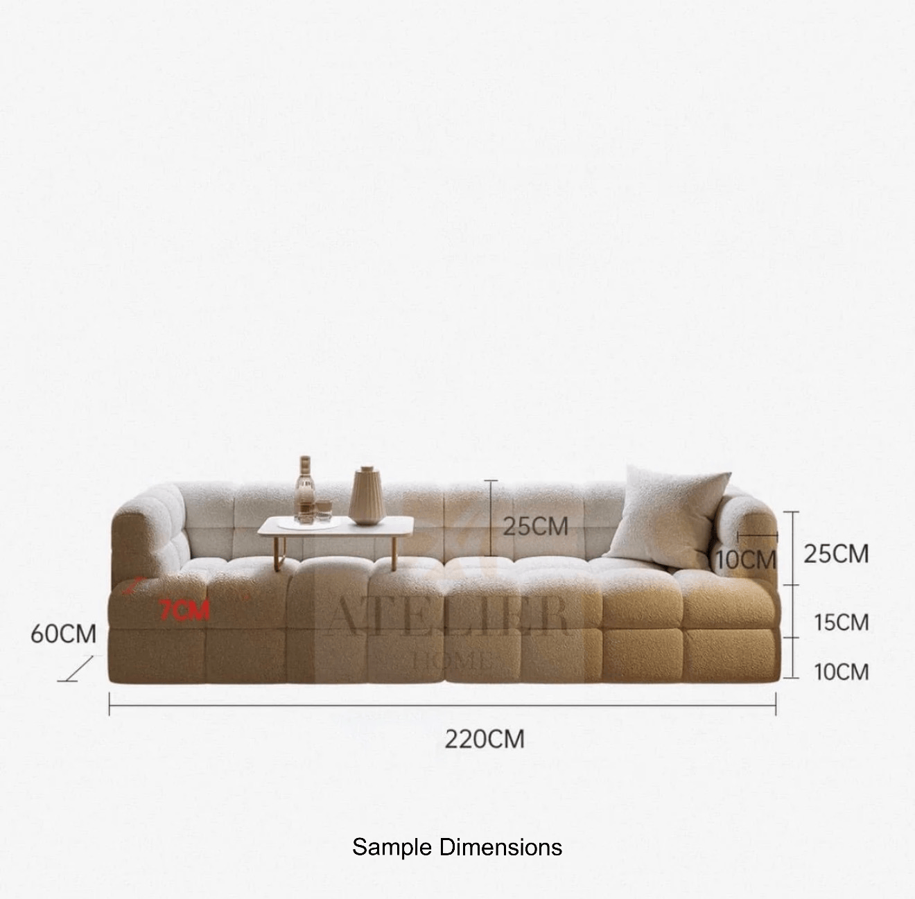 Home Atelier Luric Customise Bay Window Sofa