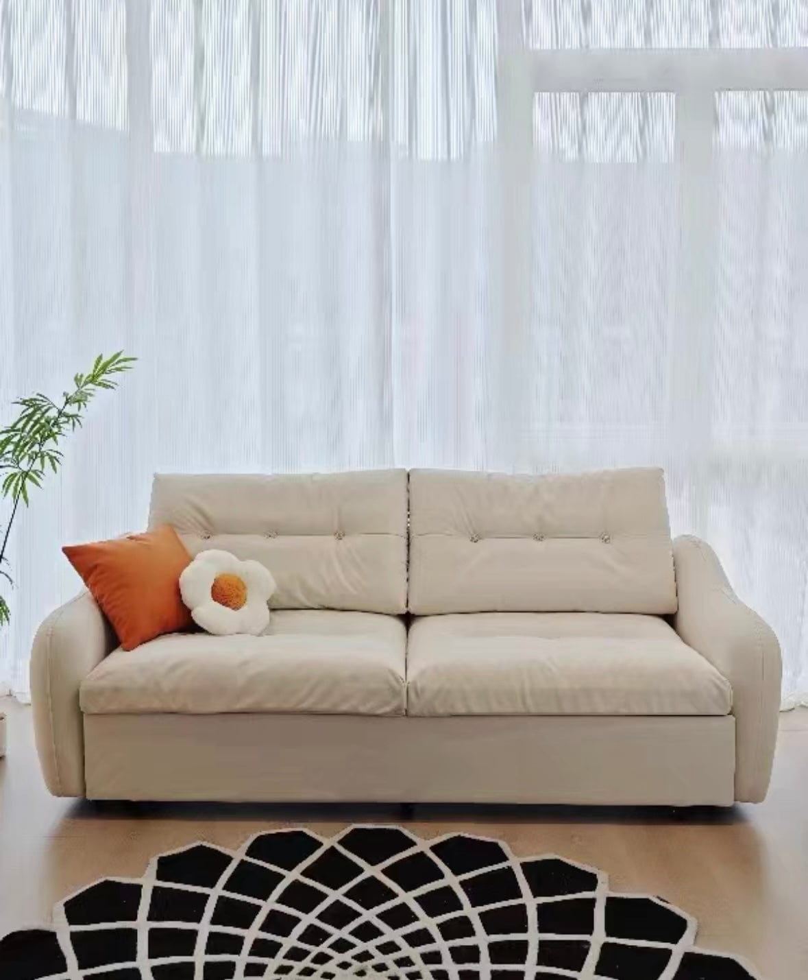 Home Atelier Magdeline Scratch Resistant Storage Sofa Bed