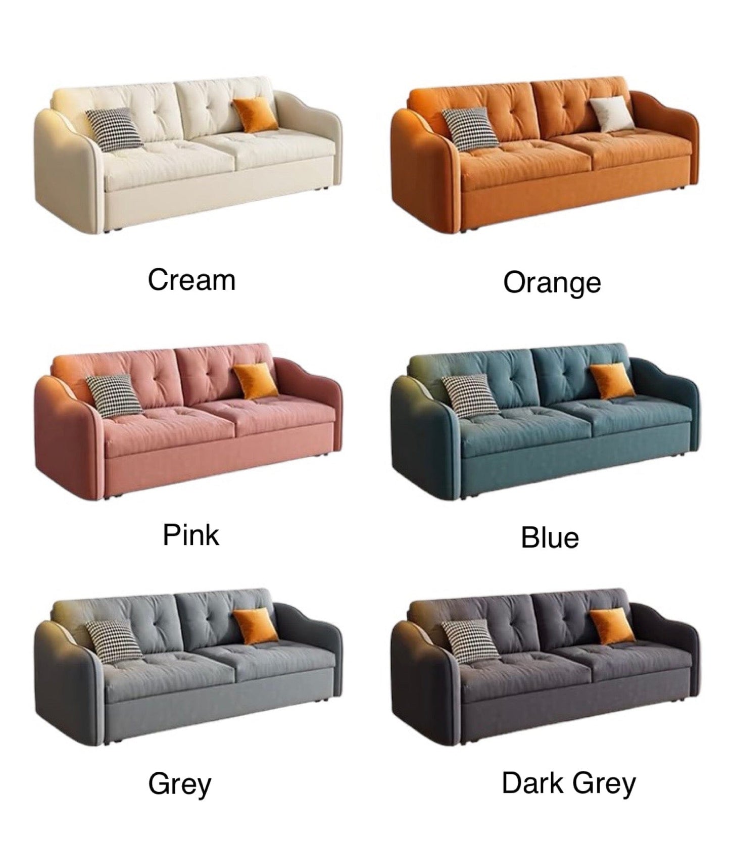 Home Atelier Magdeline Scratch Resistant Storage Sofa Bed