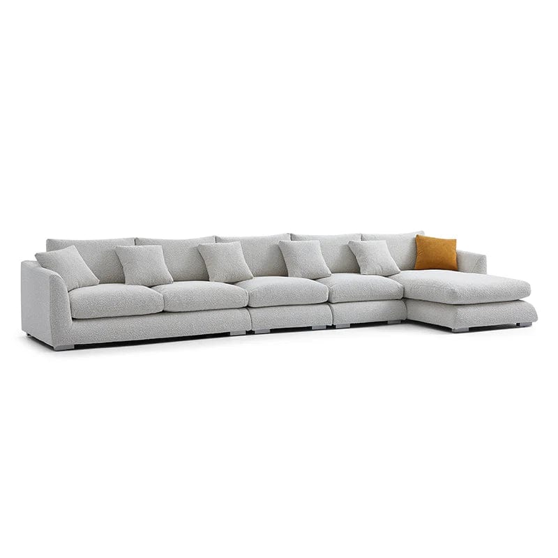 Home Atelier Maison Performance Boucle Sectional Sofa with Tufted Cushioning