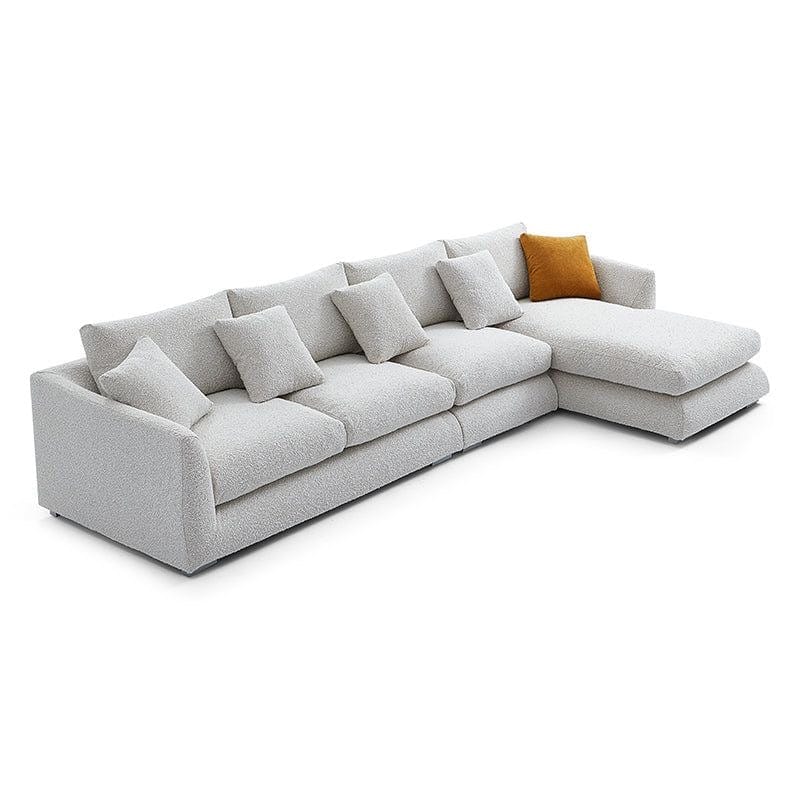 Home Atelier Maison Performance Boucle Sectional Sofa with Tufted Cushioning