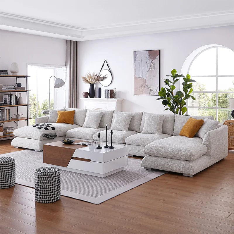 Home Atelier Maison Performance Boucle Sectional U-shape Sofa