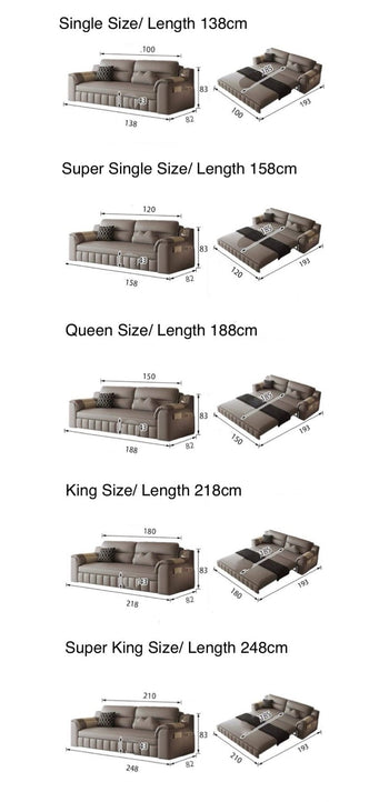 Home Atelier Mariano Scratch Resistant Storage Sofa Bed