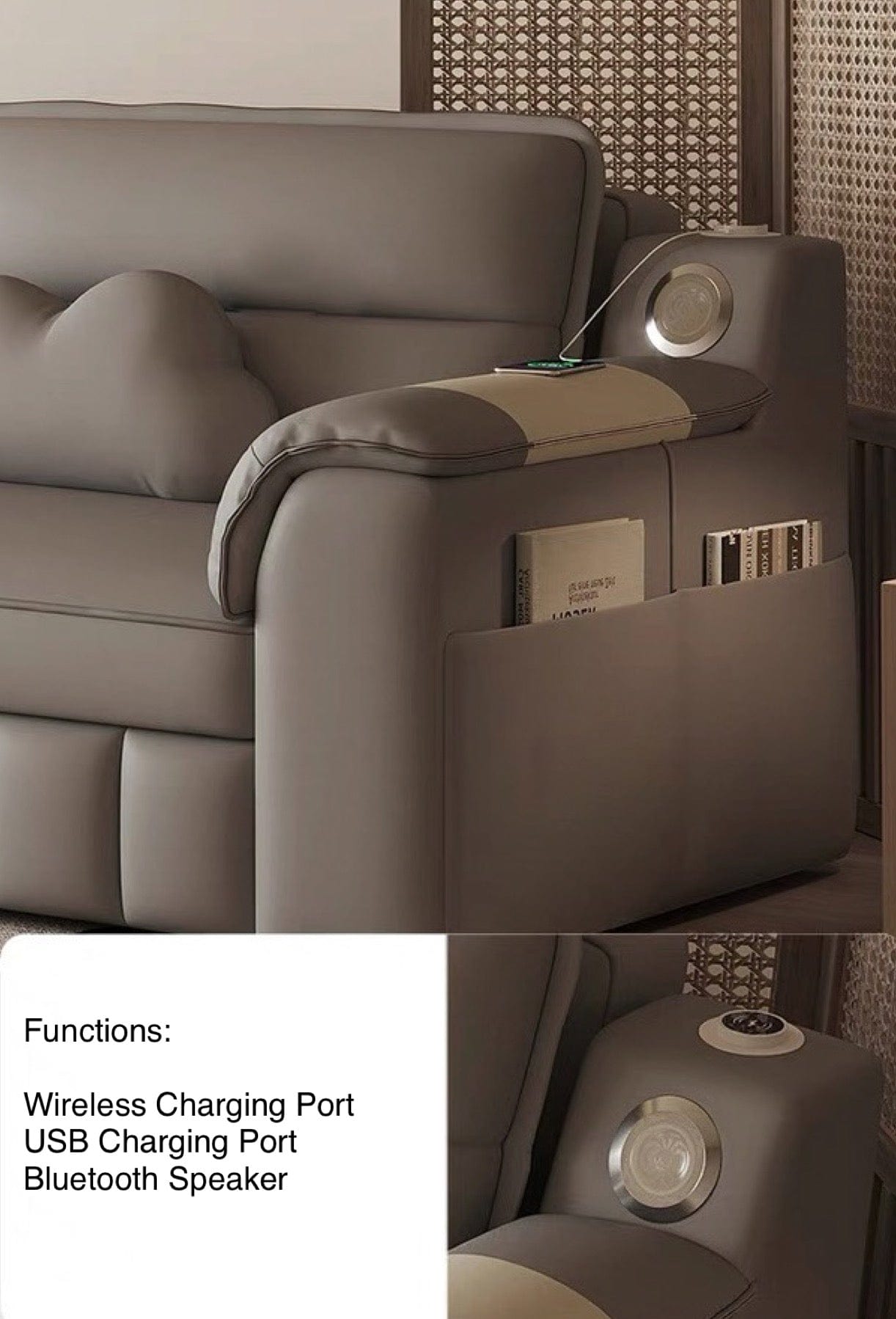 Home Atelier Mariano Scratch Resistant Storage Sofa Bed